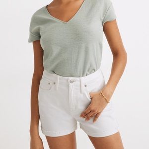 Madewell Curvy High-Rise Denim Shorts